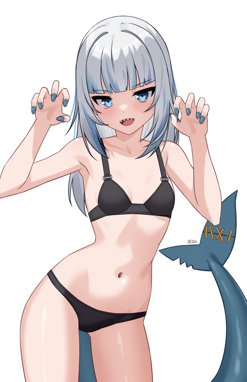 gawr gura (hololive and 1 more) drawn by x_xith_x