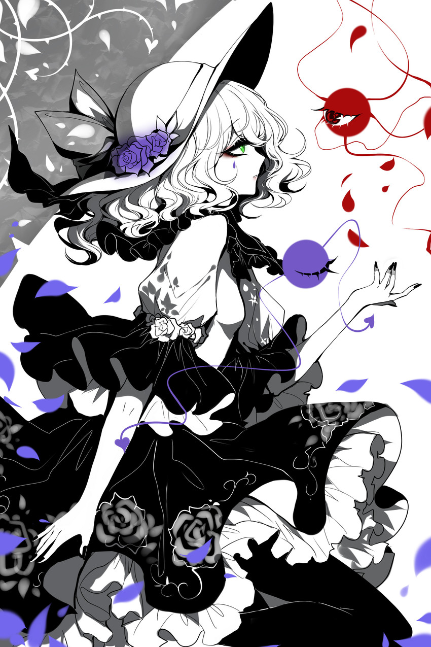 komeiji koishi and komeiji satori (touhou) drawn by sheya