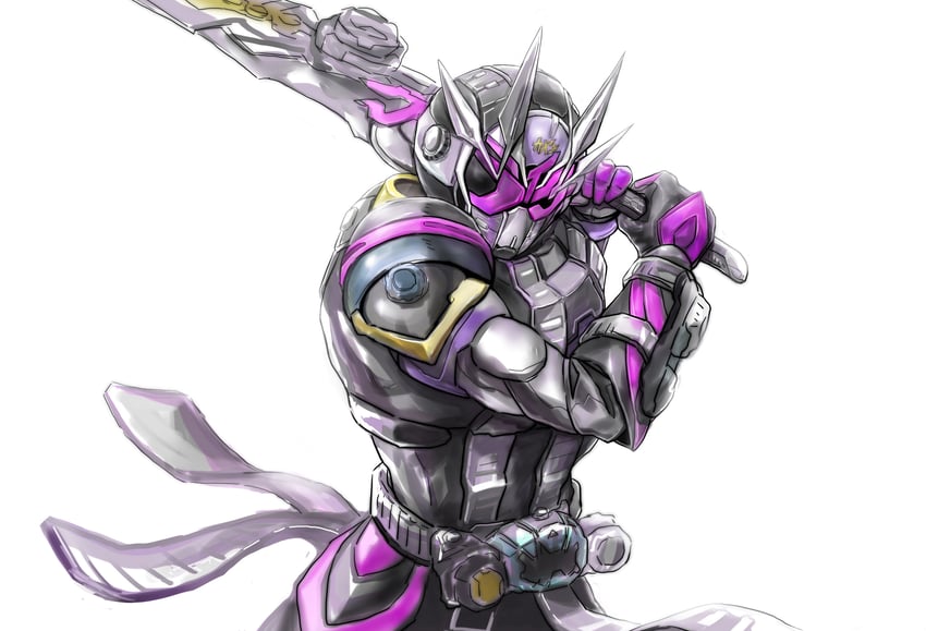 kamen rider zi-o and kamen rider zi-o ii (kamen rider and 1 more) drawn by huujyu