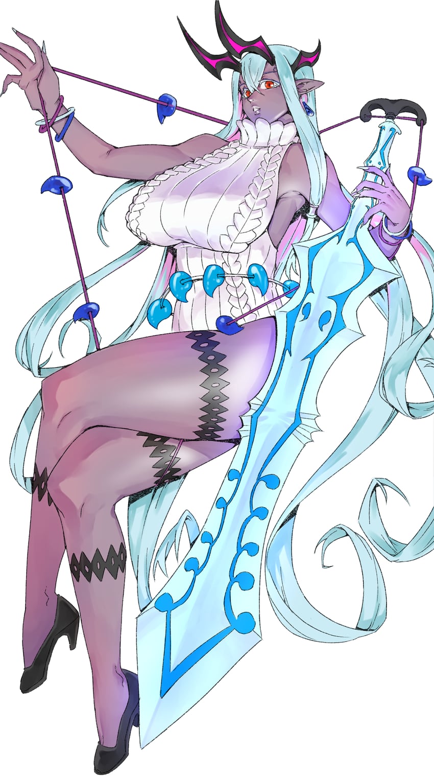 ibuki douji (fate and 1 more) drawn by minew