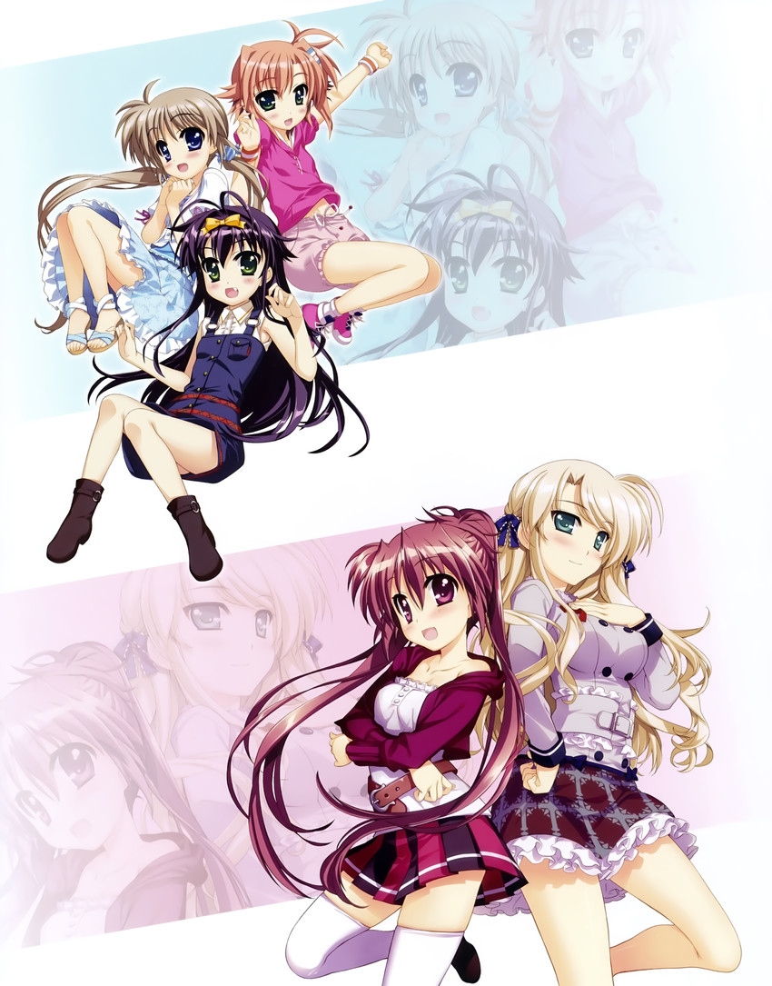 corona timir, rio wezley, miura rinaldi, viktoria dahlgrun, and harry tribeca (lyrical nanoha and 1 more) drawn by fujima_takuya
