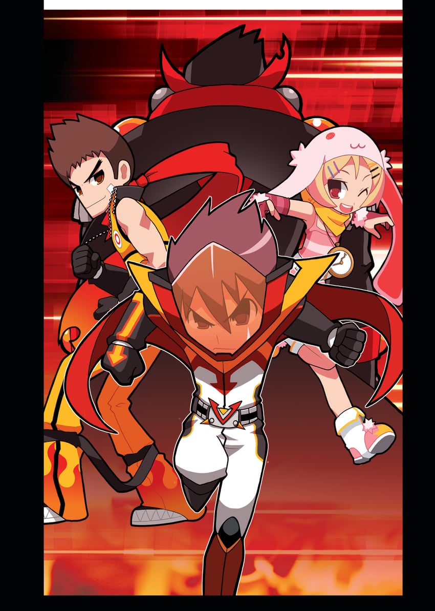 ichimonji pirohiko, etranger, and dangerama (z.h.p. unlosing ranger vs darkdeath evilman) drawn by imaizumi_teruhiko