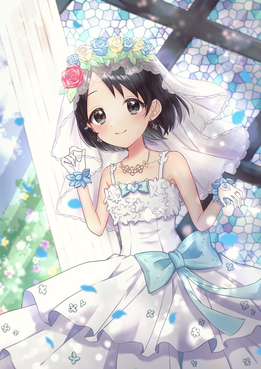 sasaki chie (idolmaster and 2 more) drawn by iyuko_(iyko_0)