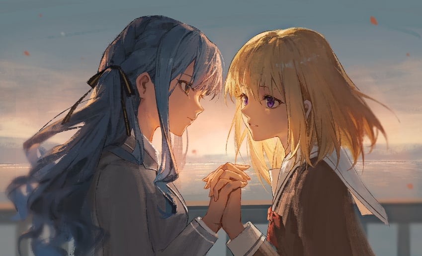 togawa sakiko and misumi uika (bang dream! and 1 more) drawn by togawa_nagame