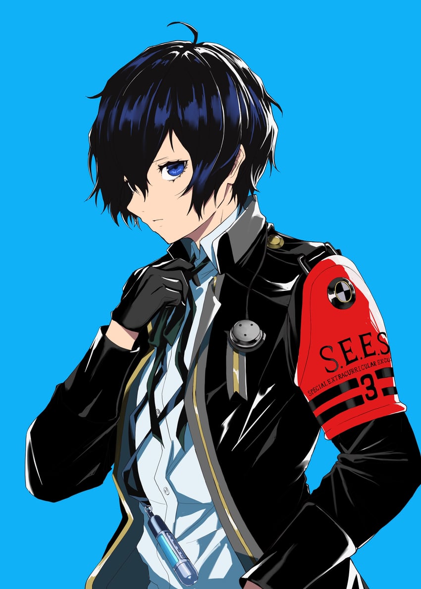 yuuki makoto (persona and 2 more) drawn by s-m-53413