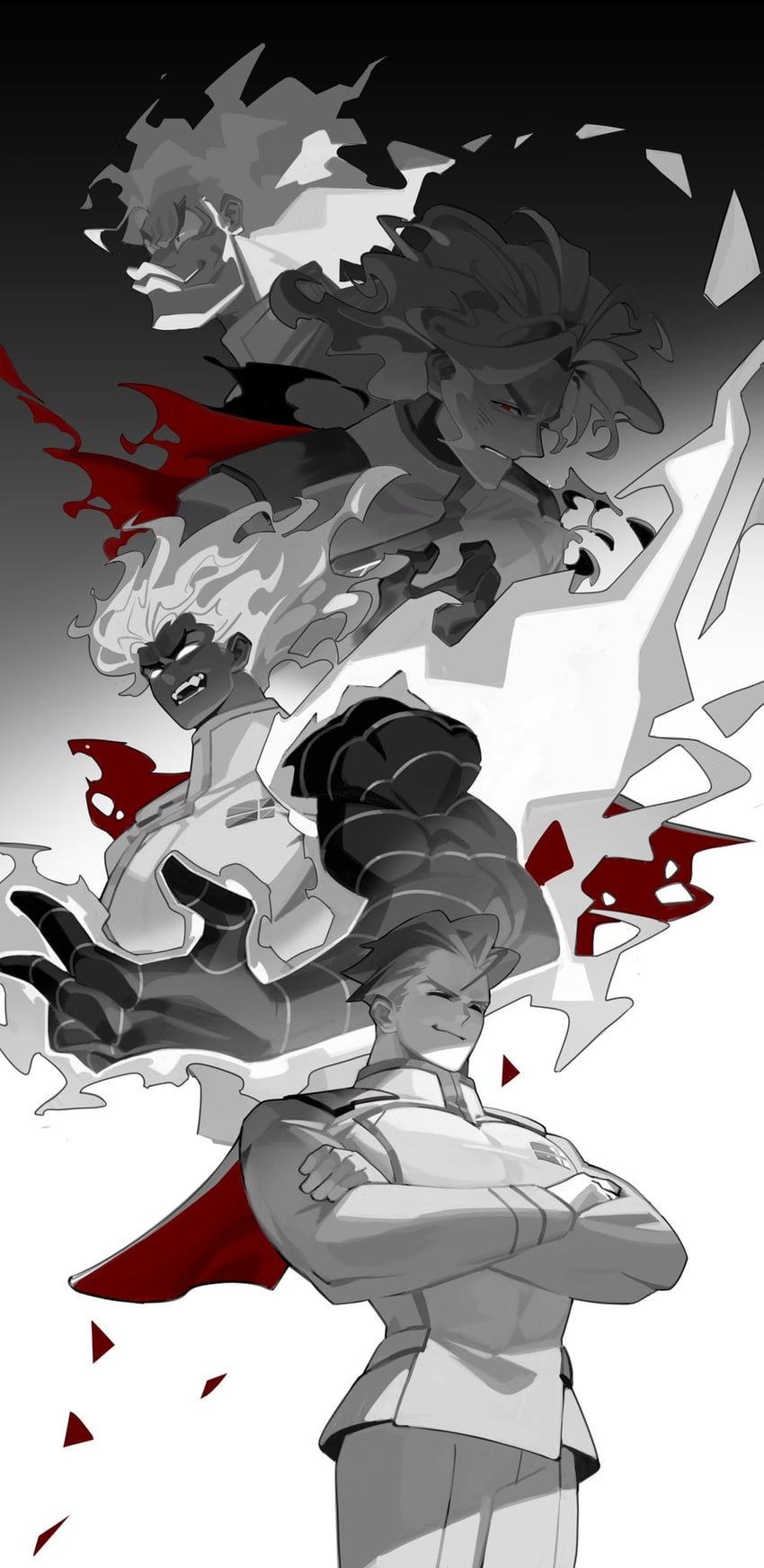 kray foresight (promare) drawn by white-corner