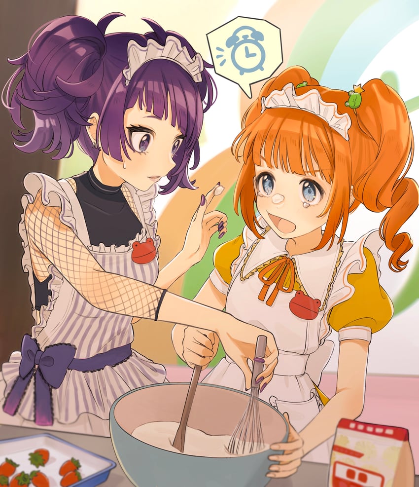 takatsuki yayoi and tanaka mamimi (idolmaster and 1 more) drawn by tanupon