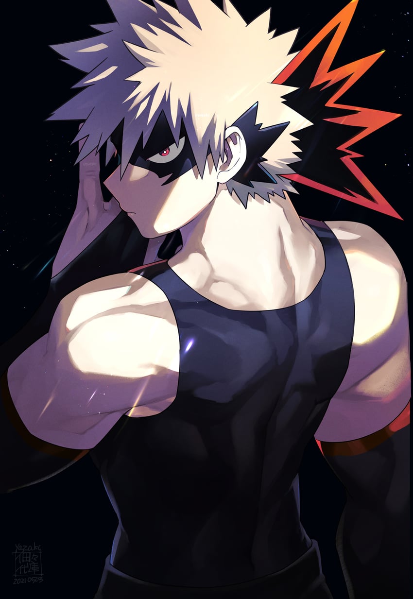 bakugou katsuki (boku no hero academia) drawn by yazaki_(yazakc)