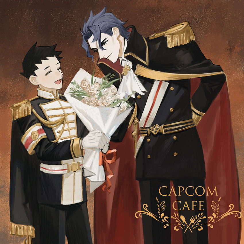 ryunosuke naruhodo and barok van zieks (ace attorney and 2 more) drawn by raycrodu_h