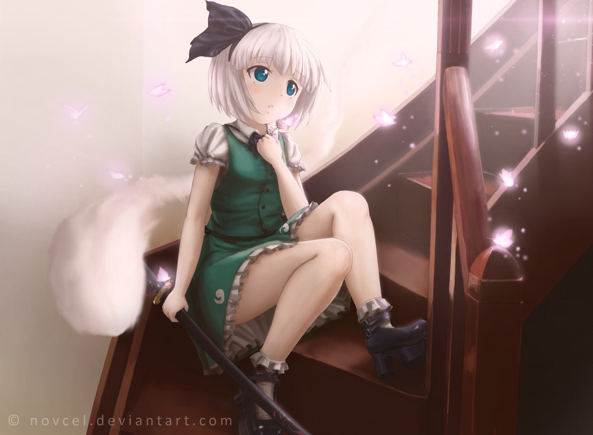 konpaku youmu (touhou) drawn by novcel