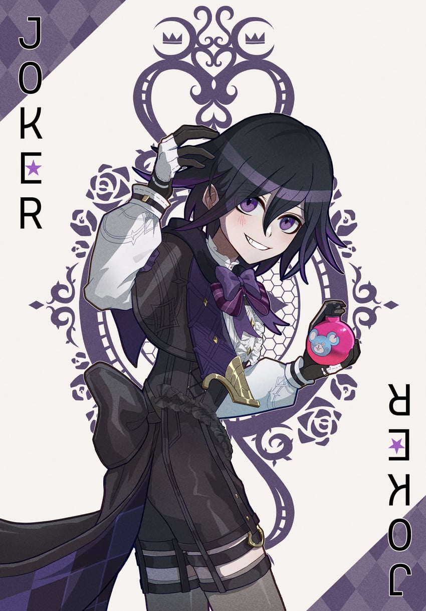 oma kokichi (danganronpa and 1 more) drawn by saigawa_genshin
