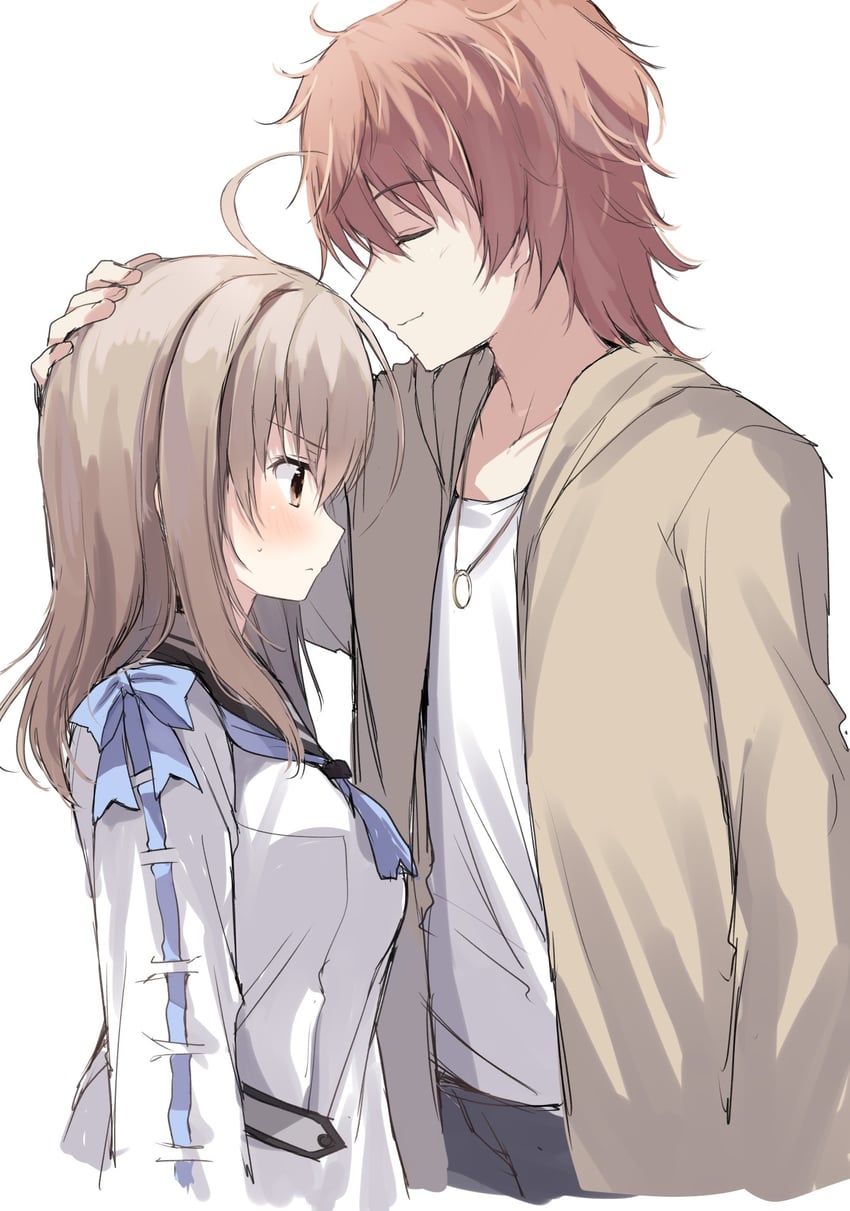 tamaizumi hiyoko and chitose shuusuke (oretachi ni tsubasa wa nai) drawn by takepoison