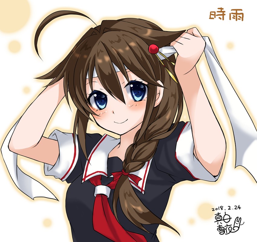 shigure and shigure kai ni (kantai collection) drawn by mashiro_yukiya