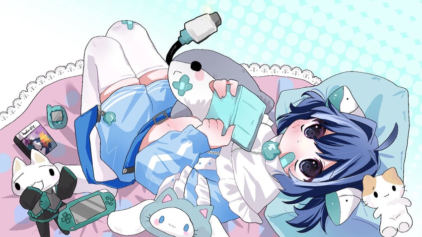 hatsune miku, cinnamoroll, inoue toro, and nyaonix (vocaloid and 7 more) drawn by buchou_(tk_club0_0)