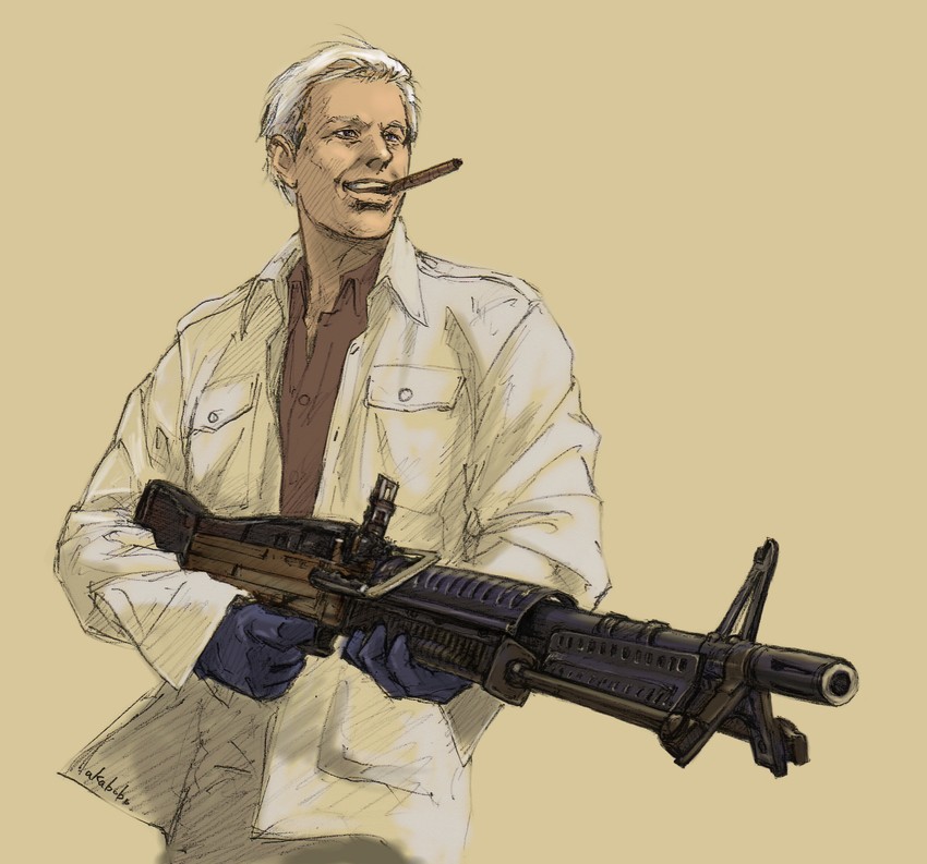 john "hannibal" smith (the a-team) drawn by aka_bobo