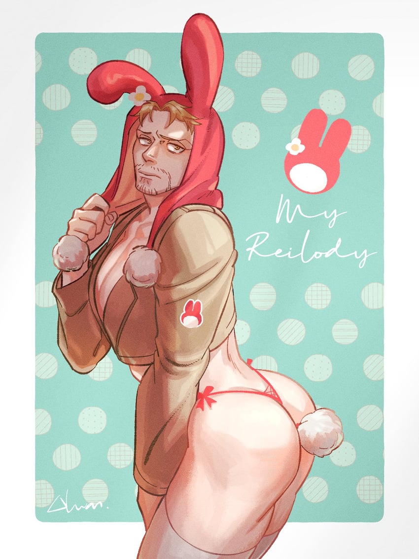 reiner braun and my melody (shingeki no kyojin and 2 more) drawn by ah_luan