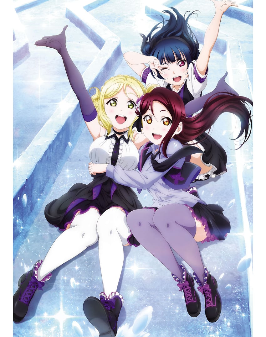 tsushima yoshiko, sakurauchi riko, and ohara mari (love live! and 1 more)