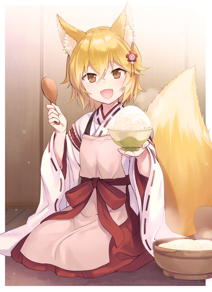 senko (sewayaki kitsune no senko-san) drawn by e_(eokiba)