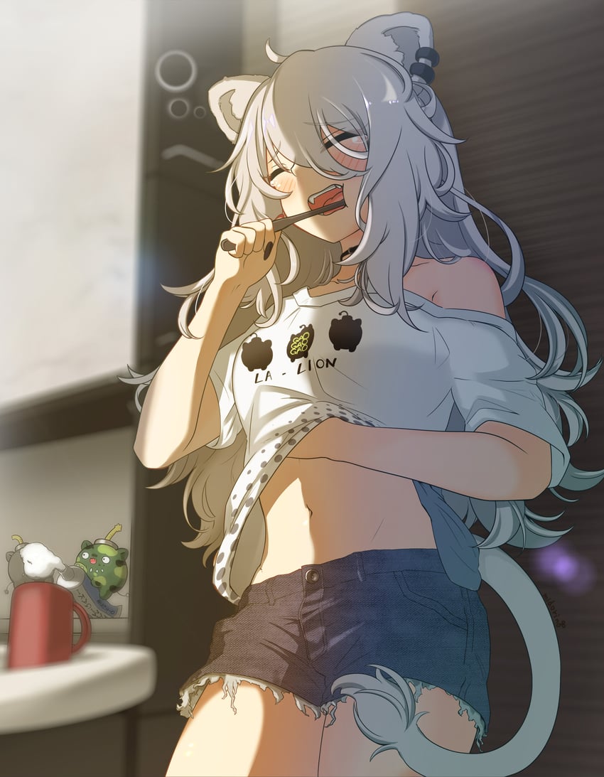 shishiro botan and ssrb (hololive) drawn by midori_no_iroha