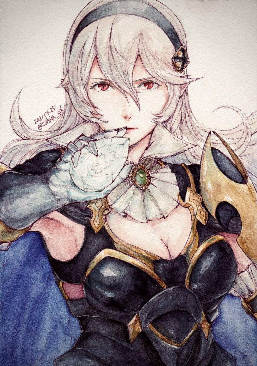 female corrin (fire emblem and 2 more) drawn by tohka_sd