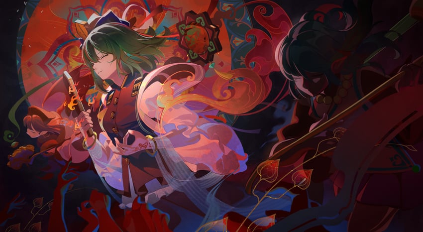 shiki eiki (original and 1 more) drawn by luomo