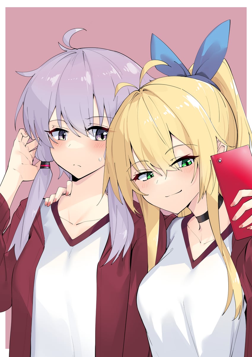yuzuki yukari and tsurumaki maki (vocaloid and 1 more) drawn by zooanime