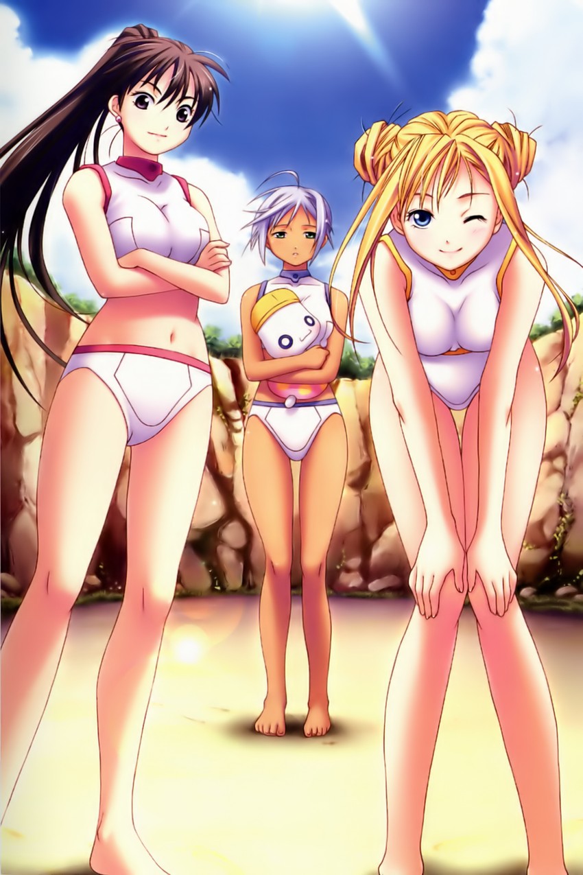 aria pokoteng, alicia florence, akira ferrari, and athena glory (aria and 1 more) drawn by amano_kozue