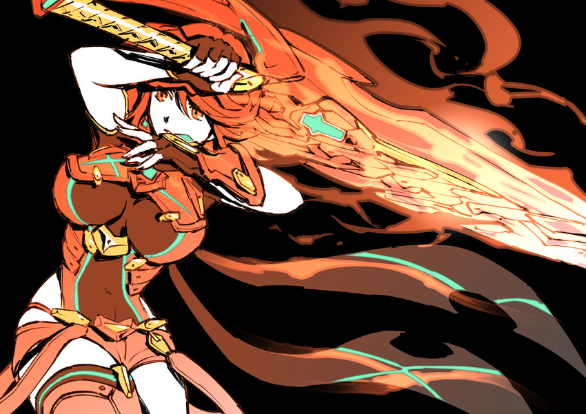 pyra (xenoblade chronicles and 1 more) drawn by ug333333