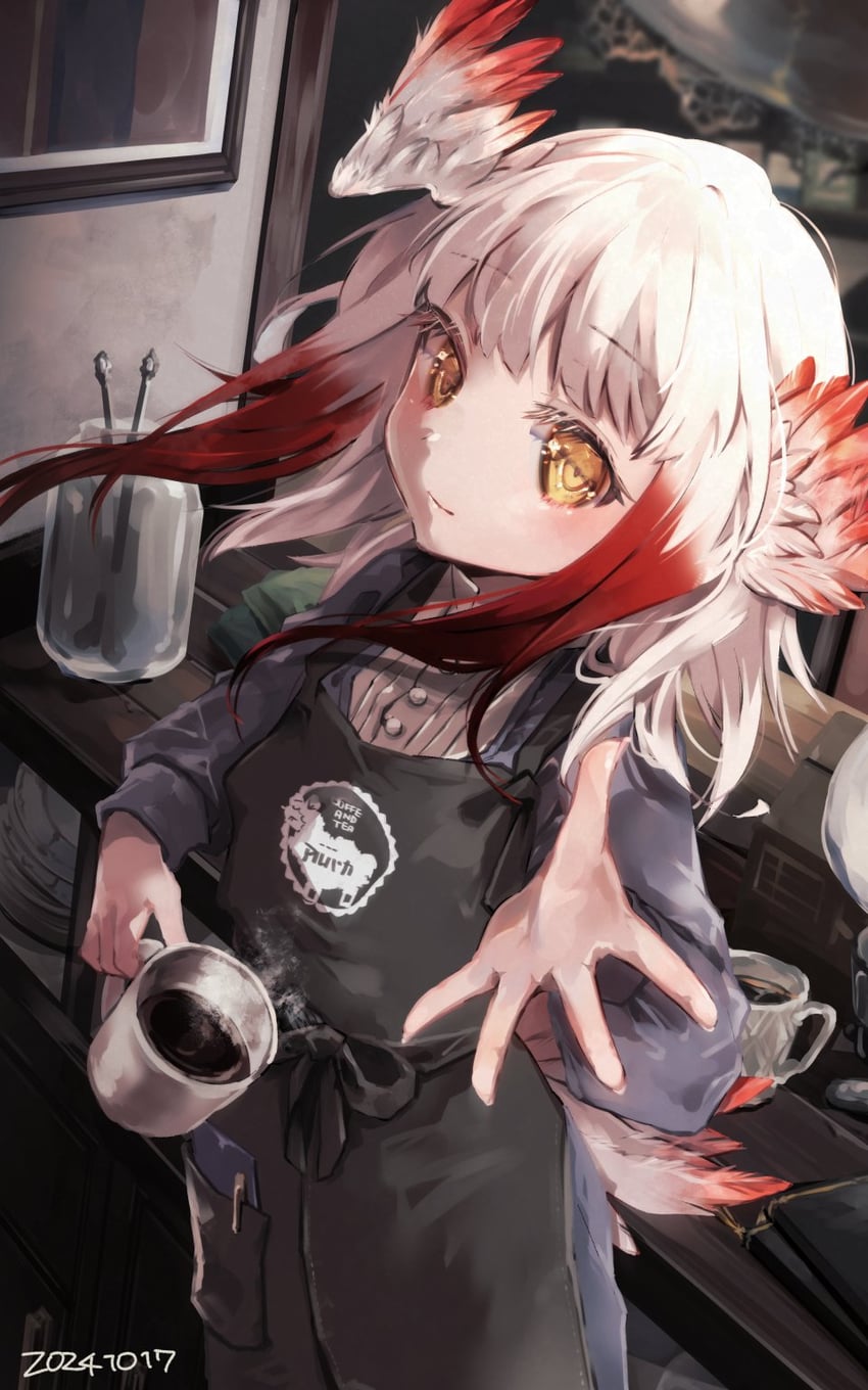 japanese crested ibis (kemono friends) drawn by nanana_(nanana_iz)