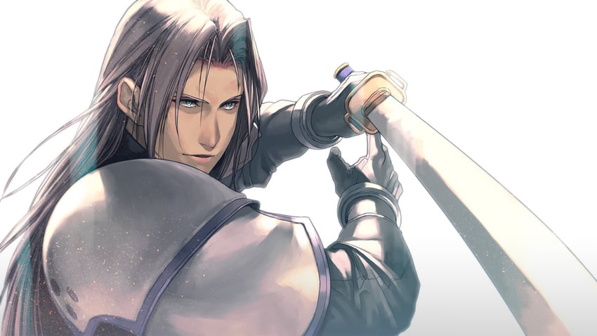 sephiroth (final fantasy and 2 more) drawn by t3_(19841230)