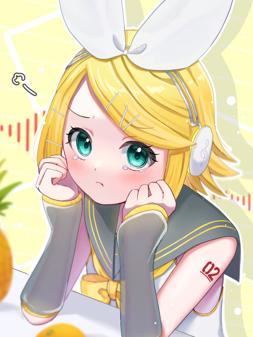 kagamine rin (vocaloid and 1 more) drawn by ichigo_daifuku_(ichigo1923)