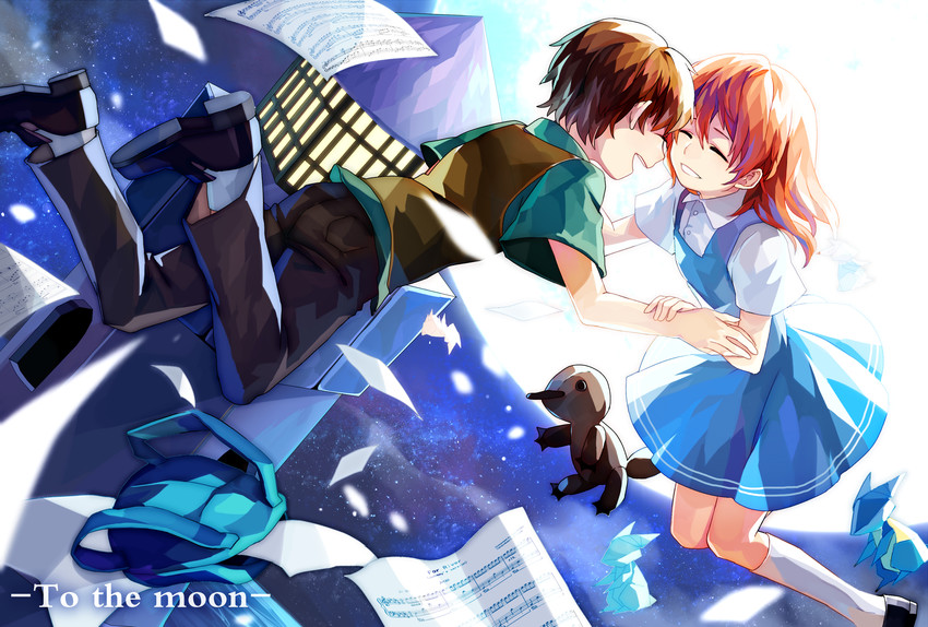 river wyles and johnathan wyles (to the moon) drawn by harrymiao
