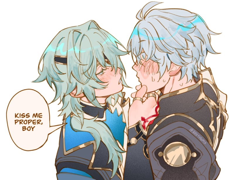 phainon and anaxa (honkai and 1 more) drawn by moji00x00x