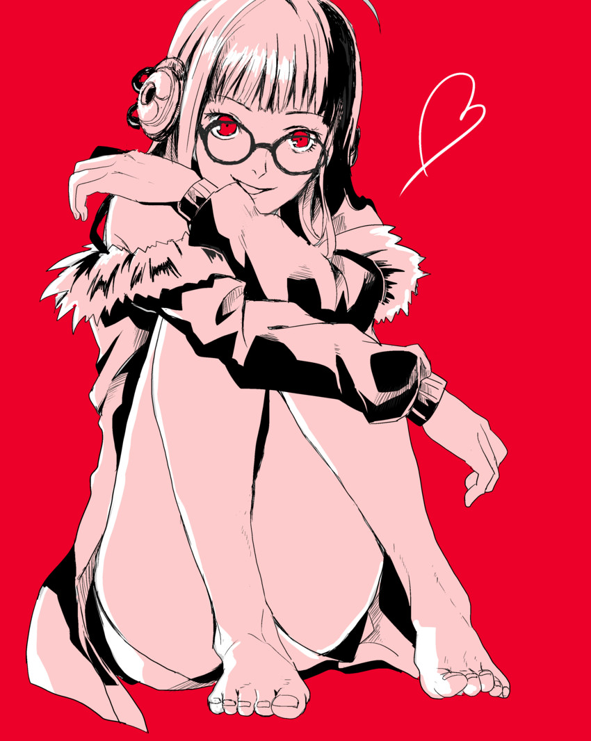 sakura futaba (persona and 1 more) drawn by uri_(9uuuuuri)