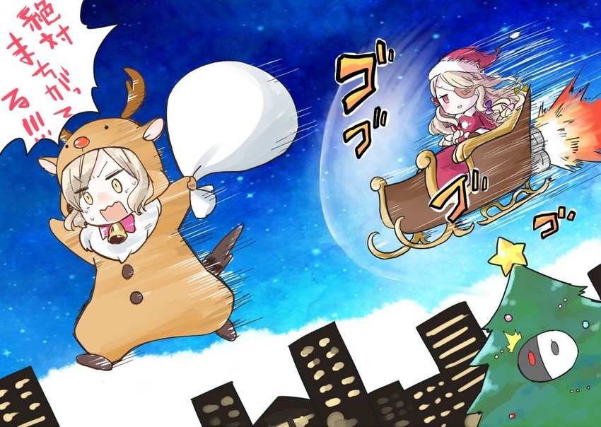 shadowgale, pfle, and fal (mahou shoujo ikusei keikaku) drawn by nori_senbei