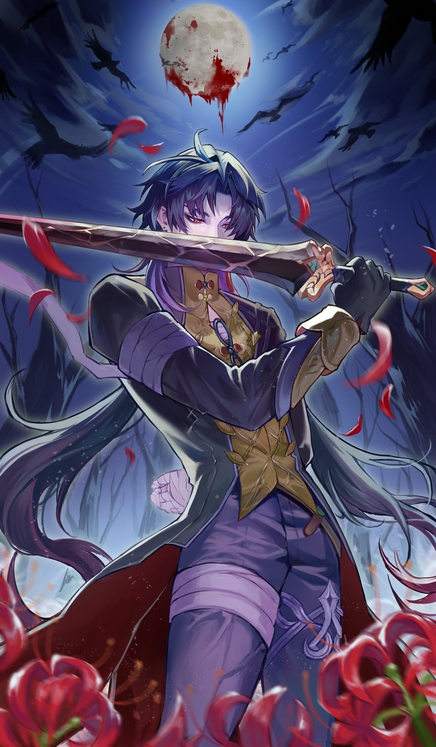 blade (honkai and 1 more) drawn by kiring_(pixiv_69139213)