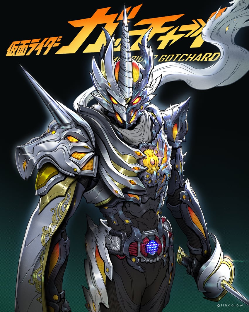 kamen rider dread and kamen rider dread type one (kamen rider and 1 more) drawn by lihaolow