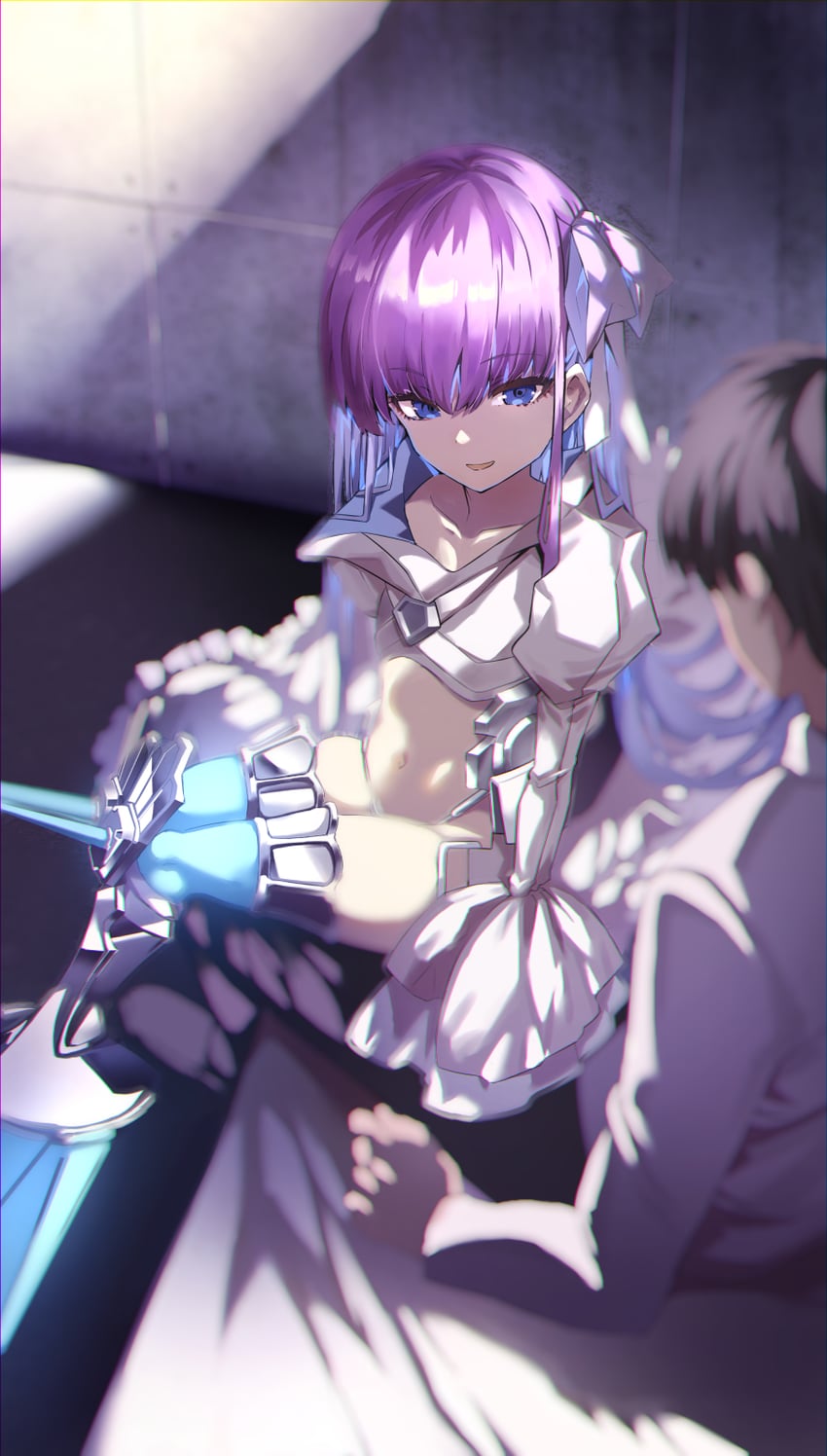 fujimaru ritsuka and meltryllis (fate and 1 more) drawn by yuge_(yuge_bakuhatsu)