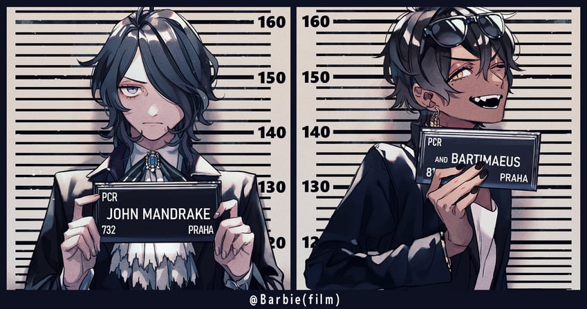 john mandrake and bartimaeus (bartimaeus) drawn by toshiki_(joli)