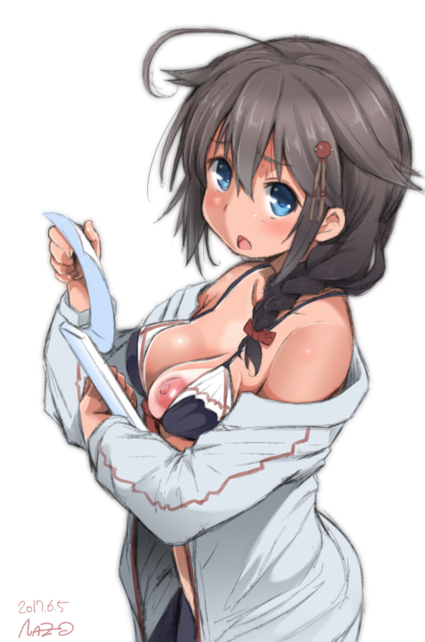 shigure and shigure kai ni (kantai collection) drawn by naz_(garyuuya)