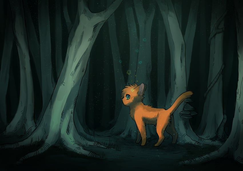 firestar (warrior cats and 1 more) drawn by neko_gokoro