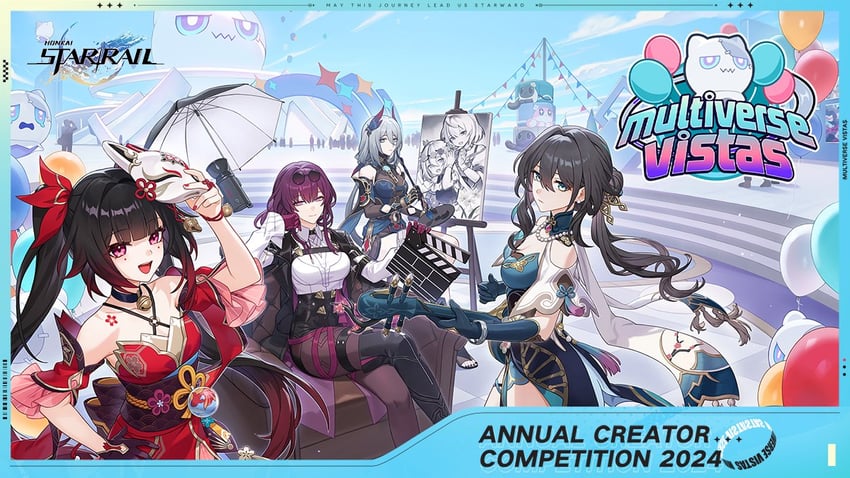 kafka, sparkle, ruan mei, hanya, xueyi, and 1 more (honkai and 1 more)