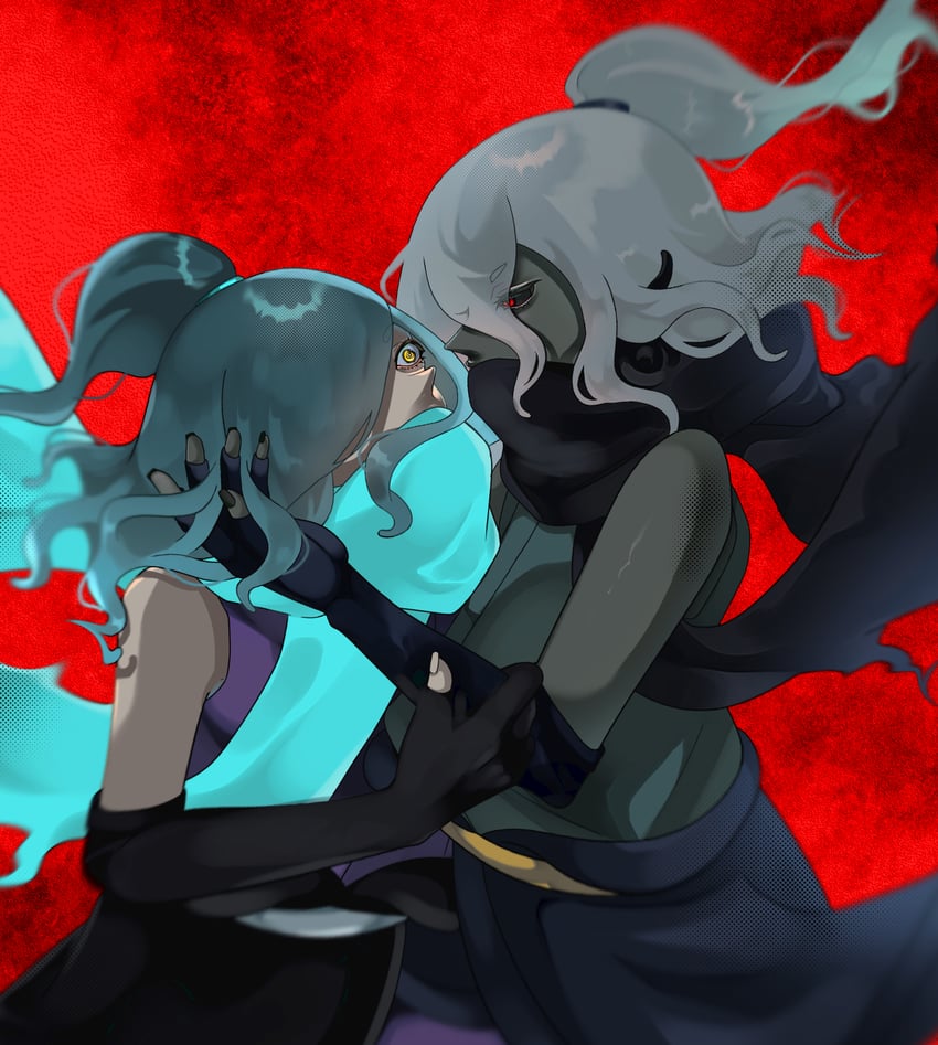 orochi and kageorochi (youkai watch) drawn by 4tuk1