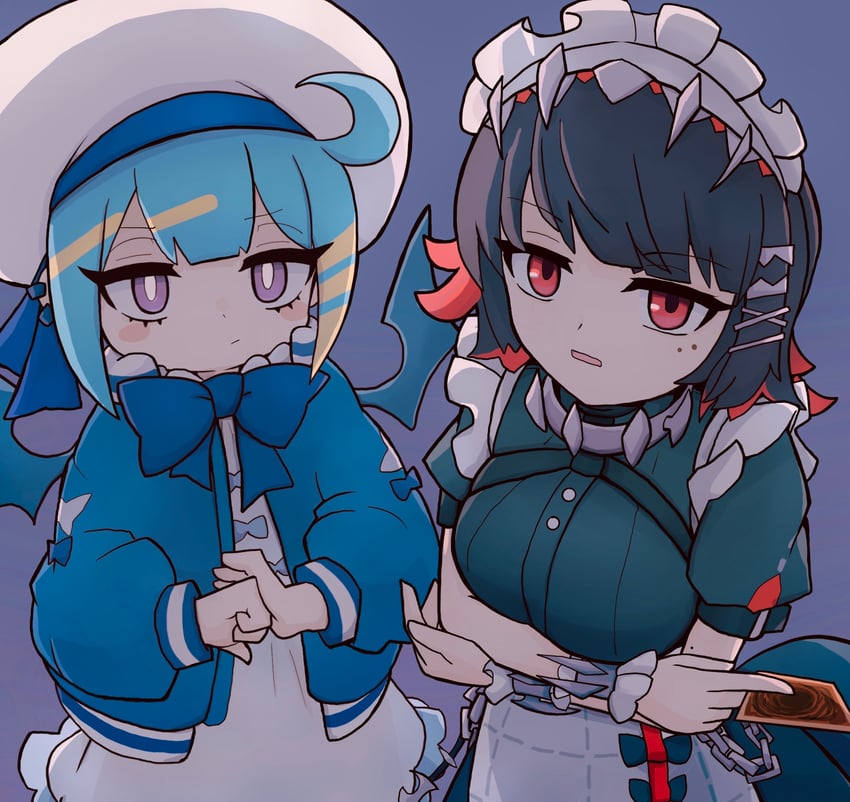 ellen joe, lil-la, and live twin lil-la (zenless zone zero and 1 more) drawn by namakura_g