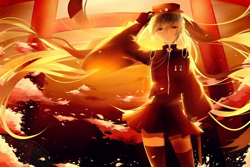 hatsune miku (vocaloid and 1 more) drawn by lococo:p