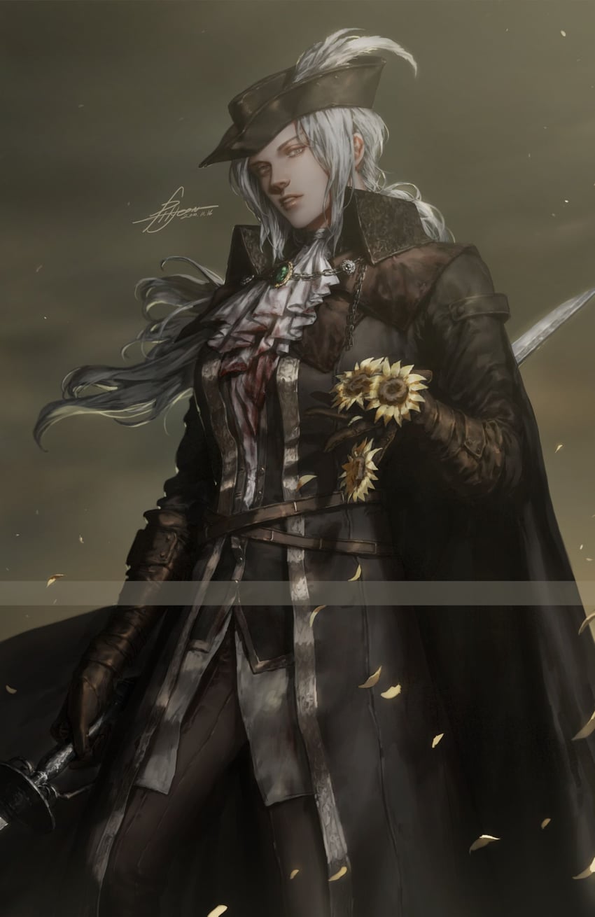 lady maria of the astral clocktower (bloodborne) drawn by pilyeon