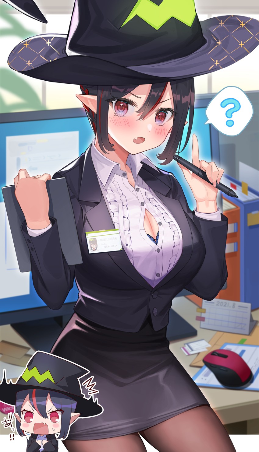 isonade orca (indie virtual youtuber) drawn by amahara_subaru