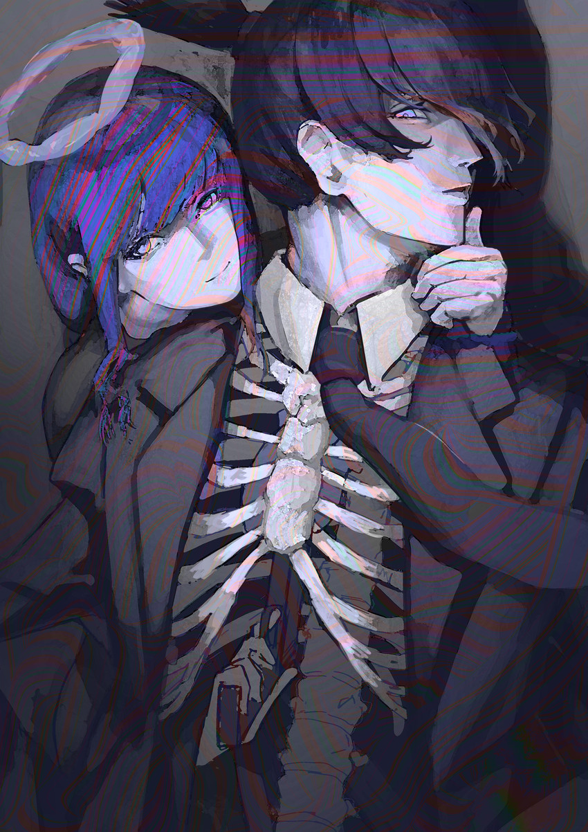 makima and hayakawa aki (chainsaw man) drawn by w_lol_r