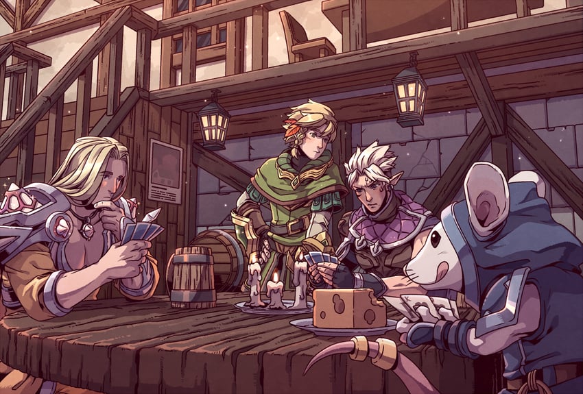 ezreal, talon, taric, twitch, taric luminshield, and 2 more (league of legends) drawn by wenny02