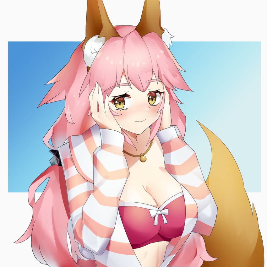 tamamo and tamamo no mae (fate and 3 more) drawn by kanonblog776
